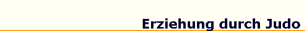 Erziehung durch Judo