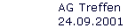 AG Treffen 
 24.09.2001