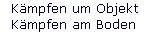 K�mpfen um Objekt 
 K�mpfen am Boden
