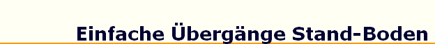 Einfache �berg�nge Stand-Boden